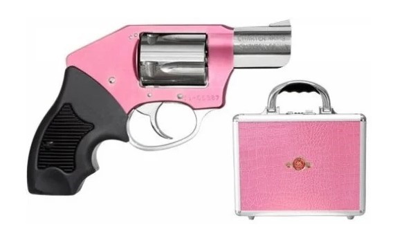 CHARTER ARMS CHÍC LADY OFF DUTY .38 SPL. ALUMINUM 5 SHOT 2IN FIXED CONCEALED PINK HI-POLISH 53852 - Win Repeating Arms Promotion